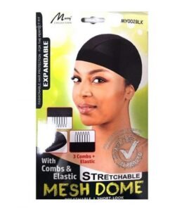 Murry Collection Stretchable Mesh Dome Cap Combs Elastic
