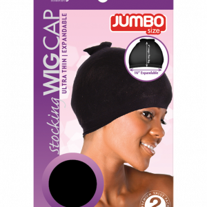 MAGIC COLLECTION STOCKING WIG CAP JUMBO BLACK