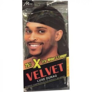 Durag X tra Wider and Longer Velvet Luxe Durag Violetta