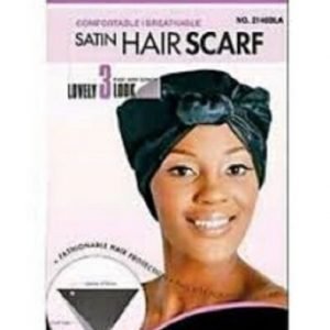 MAGIC COLLECTION SATIN HAIR SCARF