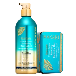 MAKARI - Blue Crystal Lotion Soap Duo (2 pc set)