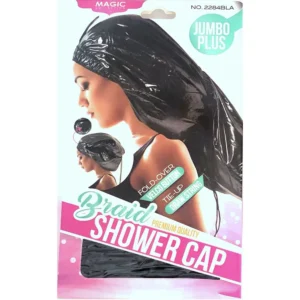 Magic Collection Jumbo Plus Braid Shower Cap (NO.2284BLA)